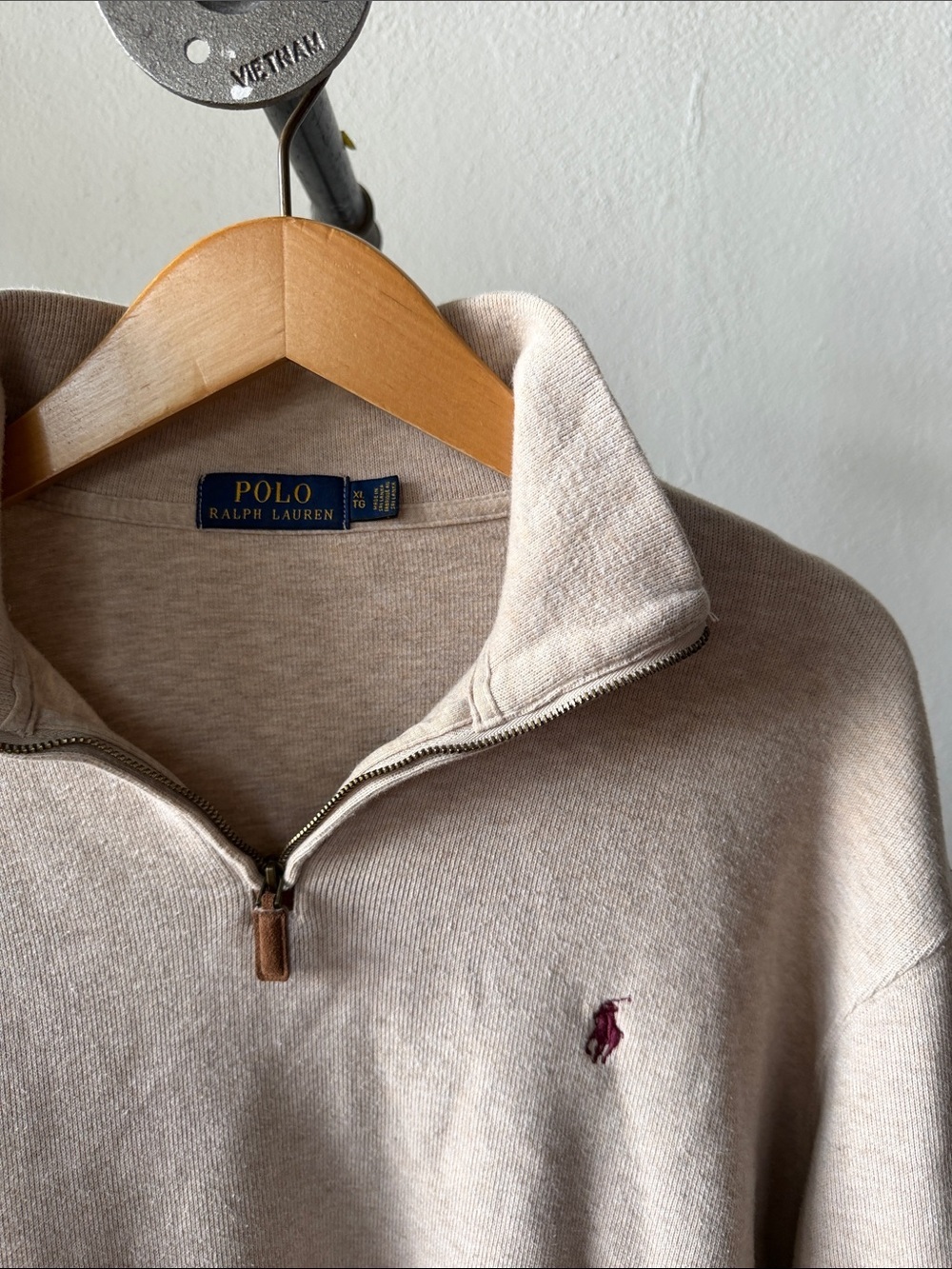 Polo Ralph Lauren 1/4 Zip Sweatshirt Size XL